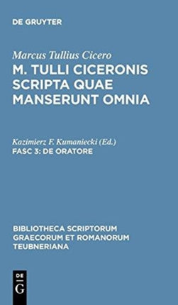 de Oratore 1171 Bibliotheca Scriptorum Graecorum