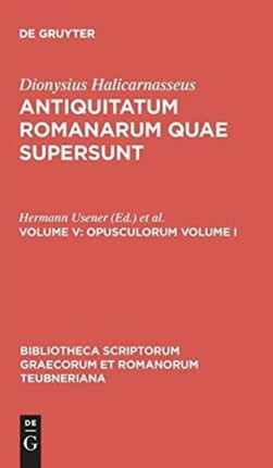 Opusculorum Vol I 1 Bibliotheca Scriptorum