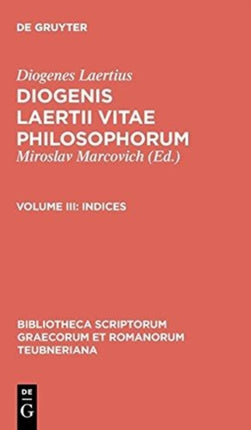 Diogenes Laertius: Vitarum CB