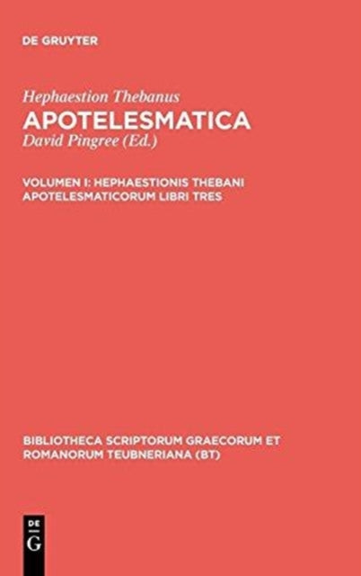 Apotelesmaticorum Vol. I CB