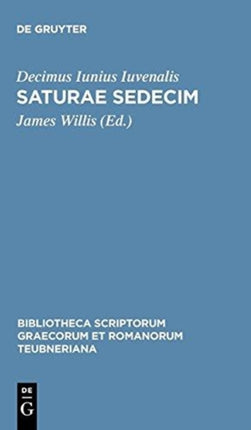 Saturae Sedecim 1471 Bibliotheca Scriptorum Graecorum Et Romanorum Teubneriana