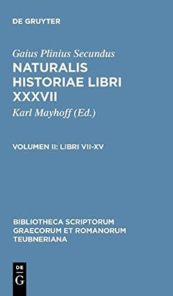 Libri VIIXV 1651 Bibliotheca Scriptorum Graecorum Et Romanorum Teubneriana