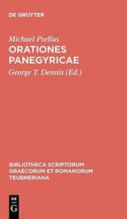 Orationes Panegyricae 1666 Bibliotheca Scriptorum Graecorum Et Romanorum Teubneriana