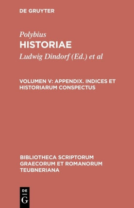 Polybius Historiae 5 Bibliotheca Teubneriana