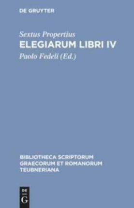 Elegiarum Libri IV Pb 1739 Bibliotheca Scriptorum