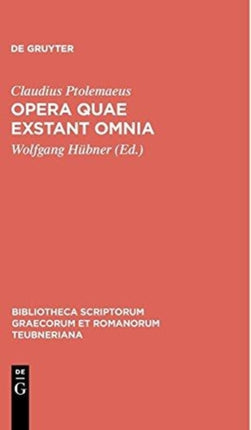 Opera quae exstant omnia Vol IIIFasc 1