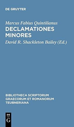 Declamationes Minores 1753 Bibliotheca Scriptorum
