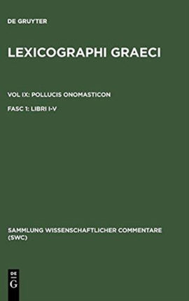Lexicographi Graeci: Vol. IX: CB