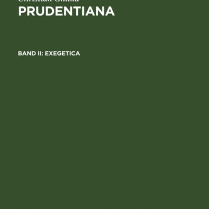 Prudentiana 2000-2001: Exegetica