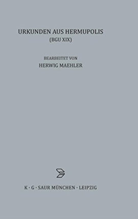 Urkunden aus Hermupolis