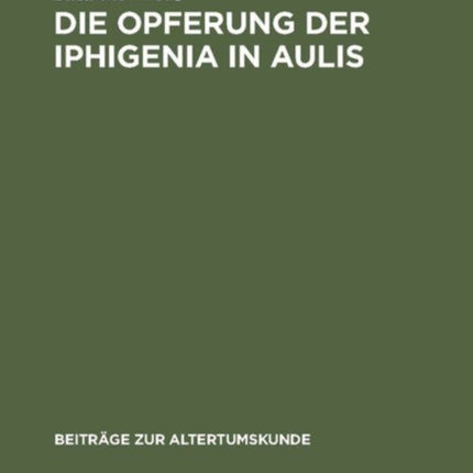 Die Opferung der Iphigenia in Aulis