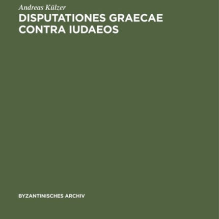 Disputationes graecae contra ludaeos
