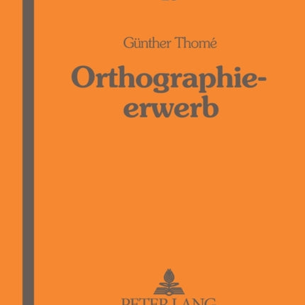 Orthographieerwerb: Qualitative Fehleranalysen