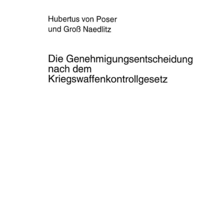 Die Genehmigungsentscheidung Nach Dem