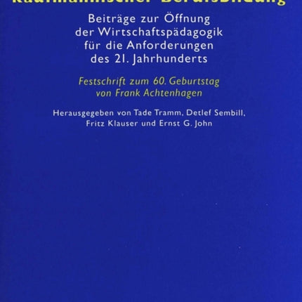 Professionalisierung Kaufmaennischer