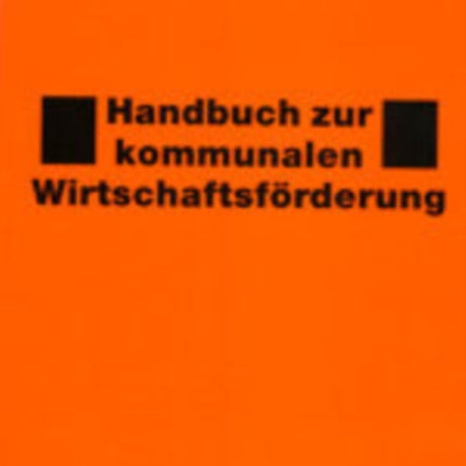 Handbuch Zur Kommunalen Wirtschaftsfoerderung