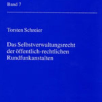 Das Selbstverwaltungsrecht Der