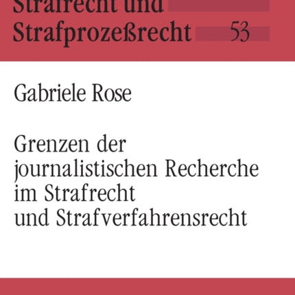 Grenzen der journalistischen Recherche im