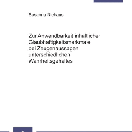 Zur Anwendbarkeit inhaltlicher