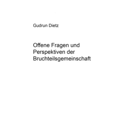 Offene Fragen Und Perspektiven Der