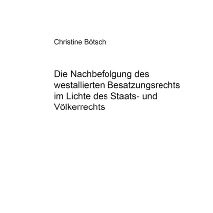 Die Nachbefolgung Des Westalliierten