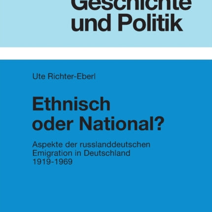 Ethnisch oder National?: Aspekte der