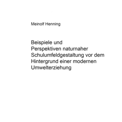 Beispiele Und Perspektiven Naturnaher