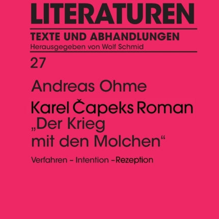 Karel Čapeks Roman Der Krieg mit den