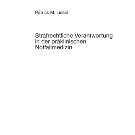 Strafrechtliche Verantwortung in der