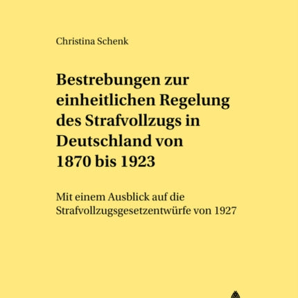 Bestrebungen Zur Einheitlichen Regelung Des