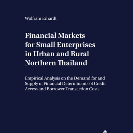 Financial Markets for Small Enterprises in Urban