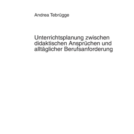 Unterrichtsplanung zwischen didaktischen