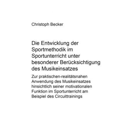 Die Entwicklung Der Sportmethodik Im