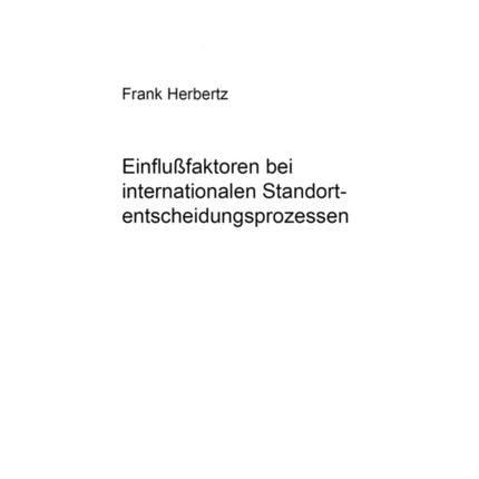 Einflußfaktoren Bei Internationalen