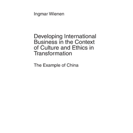Developing International Business in the Context