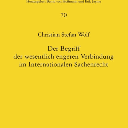 Der Begriff der wesentlich engeren Verbindung im