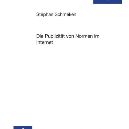 Die Publizitaet von Normen im Internet: Unter