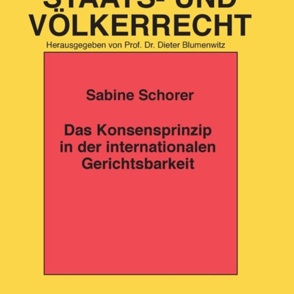 Das Konsensprinzip in der internationalen
