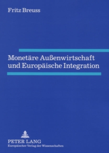 Monetaere Außenwirtschaft Und Europaeische