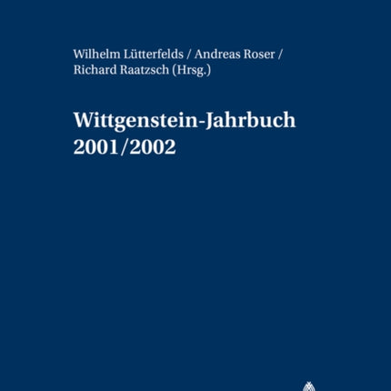 Wittgenstein-Jahrbuch 2001/2002