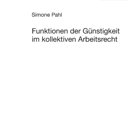 Funktionen der Guenstigkeit im kollektiven