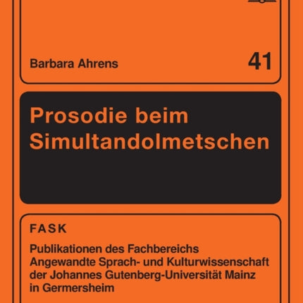 Prosodie beim Simultandolmetschen