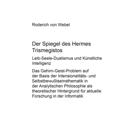 Der Spiegel Des Hermes Trismegistos: