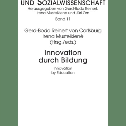Innovation Durch Bildung Innovation by Education