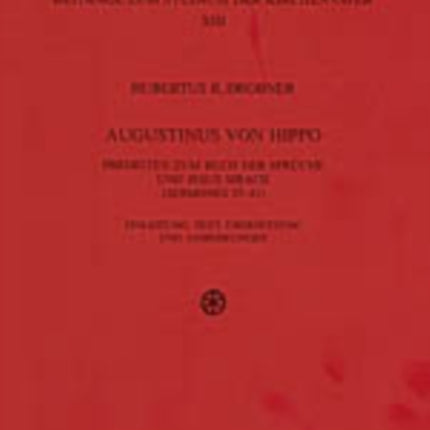 Augustinus von Hippo: Predigten zum Buch der