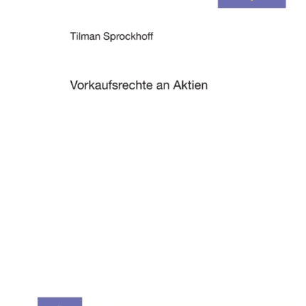 Vorkaufsrechte an Aktien