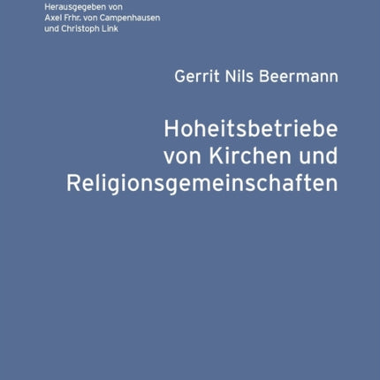 Hoheitsbetriebe von Kirchen und