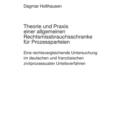 Theorie und Praxis einer allgemeinen