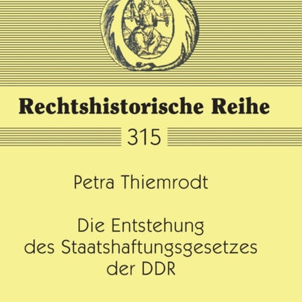 Die Entstehung des Staatshaftungsgesetzes der