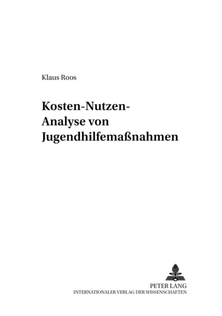 Kosten-Nutzen-Analyse Von Jugendhilfemaßnahmen